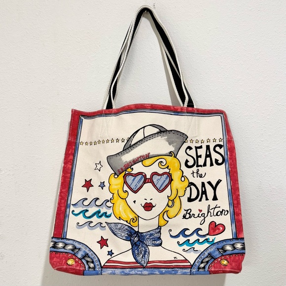 Brighton Handbags - Brighton Seize the Day Mermaid Nautical Tote NWT $100 Teacher Core